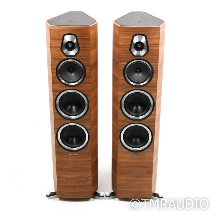 Sonus Faber Sonetto V Floorstanding Speakers; Walnut Pair