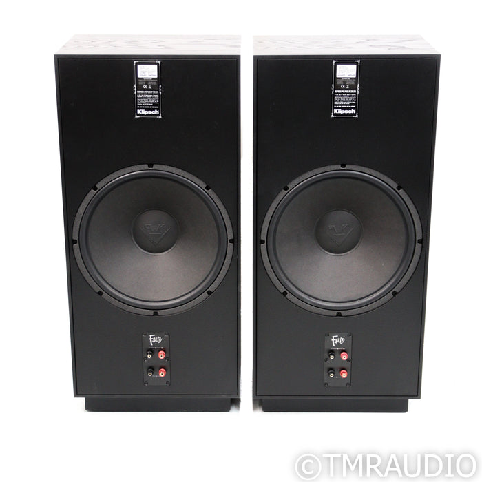 Klipsch Forte IV Floorstanding Speakers; Black Ash Pair