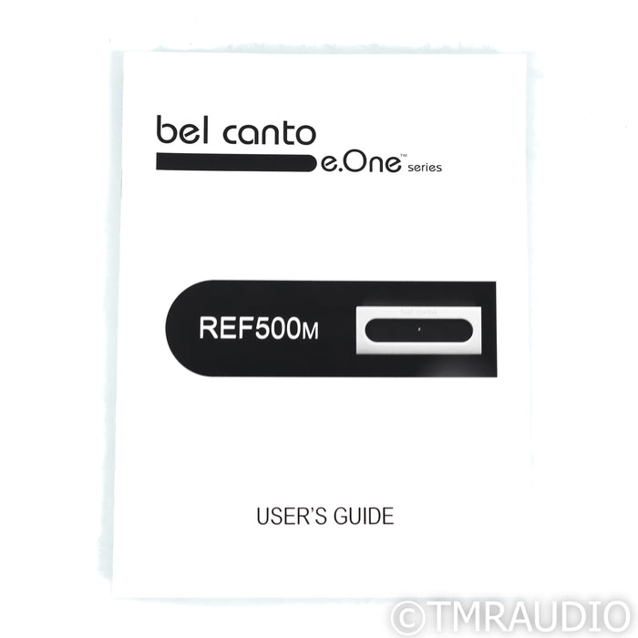 Bel Canto REF500M Monoblock Power Amplifiers; Pair
