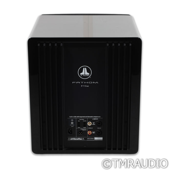 JL Audio Fathom F113v2 13.5" Powered Subwoofer; Gloss Black