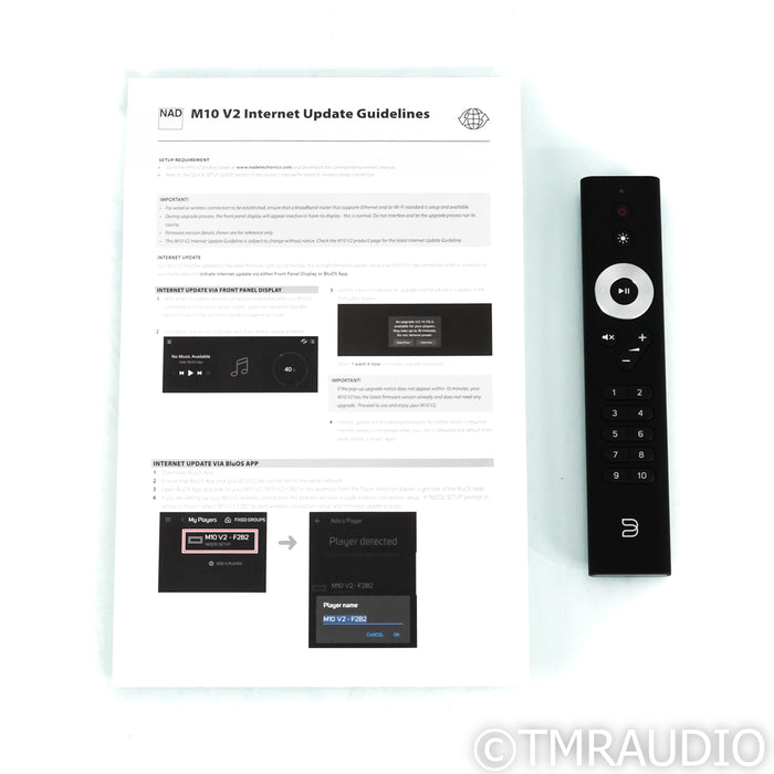 NAD Masters M10 V2 BluOS Streaming Integrated Amplifier