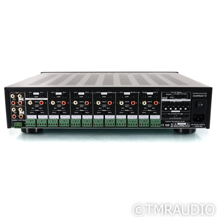 Parasound ZoneMaster 12 Twelve Channel Power Amplifier; ZM12