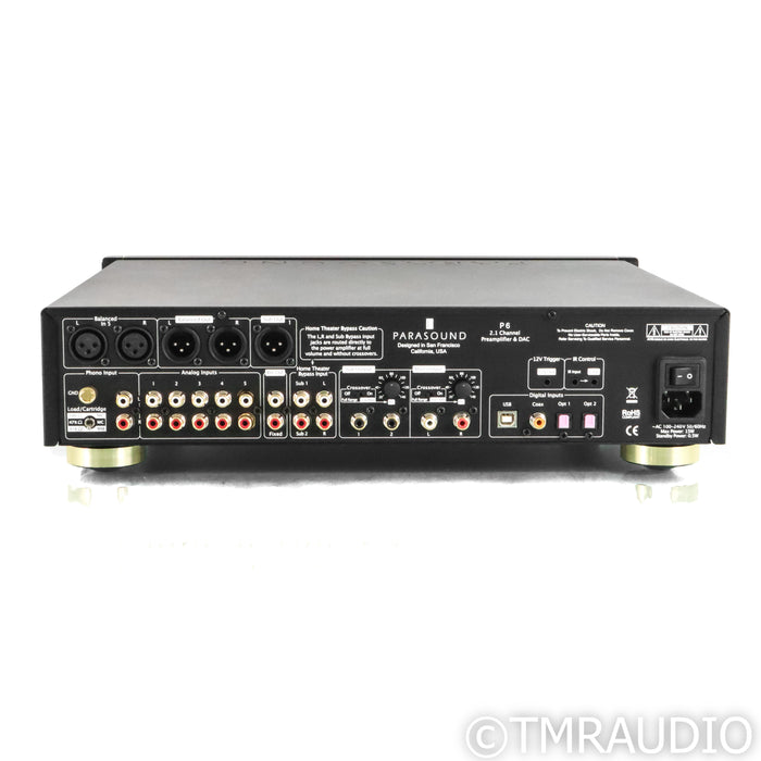 Parasound Halo P 6 Stereo Preamplifier; MM / MC Phono