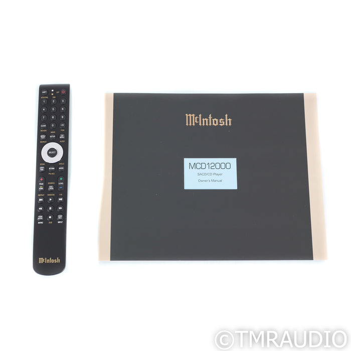 McIntosh MCD12000 Tube SACD / CD Player