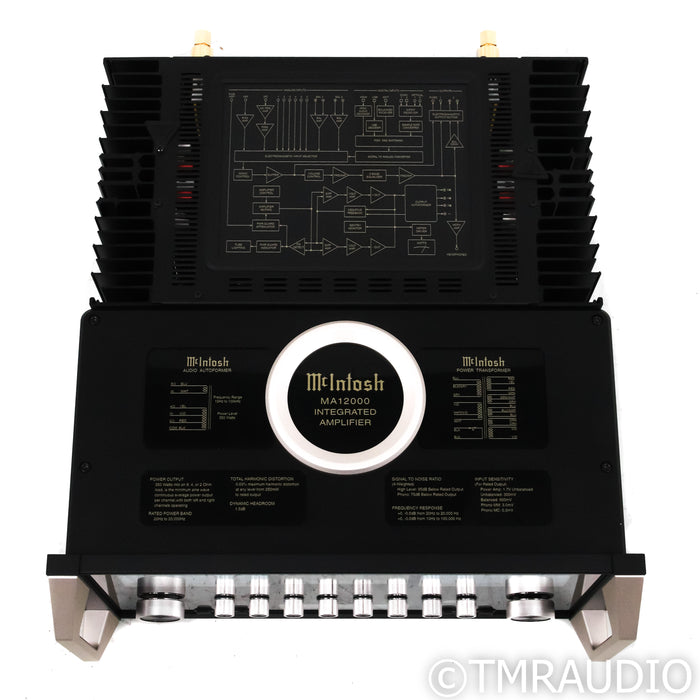 McIntosh MA12000 Stereo Tube Hybrid Integrated Amplifier; MM / MC Phono