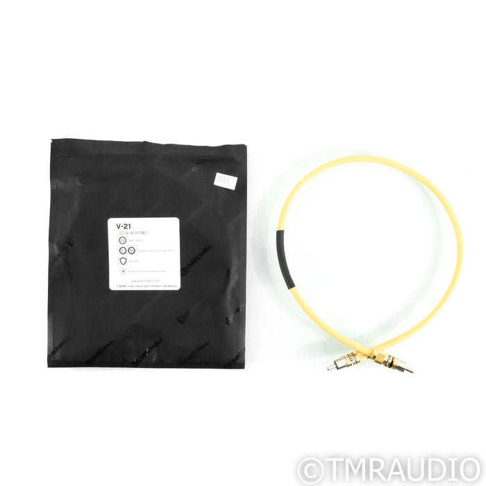 Kimber Kable Base V21 RCA Digital Coaxial Cable; Single 0.5m Interconnect (Open Box)