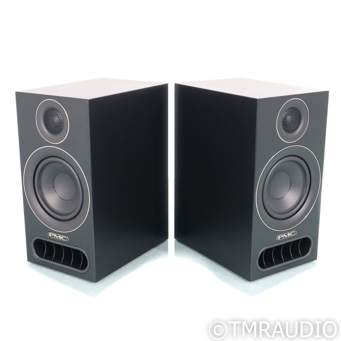 PMC prodigy1 Bookshelf Speakers; Silk Black Pair w/ Optional Grills