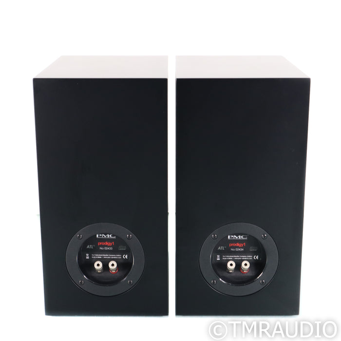 PMC prodigy1 Bookshelf Speakers; Silk Black Pair w/ Optional Grills