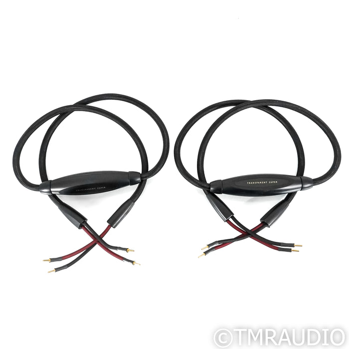 Transparent Audio Super Speaker Cables Gen 5; 8ft Pair Speaker Cables