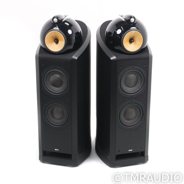 Bowers & Wilkins Nautilus 802 Floorstanding Speakers; Black Ash Pair