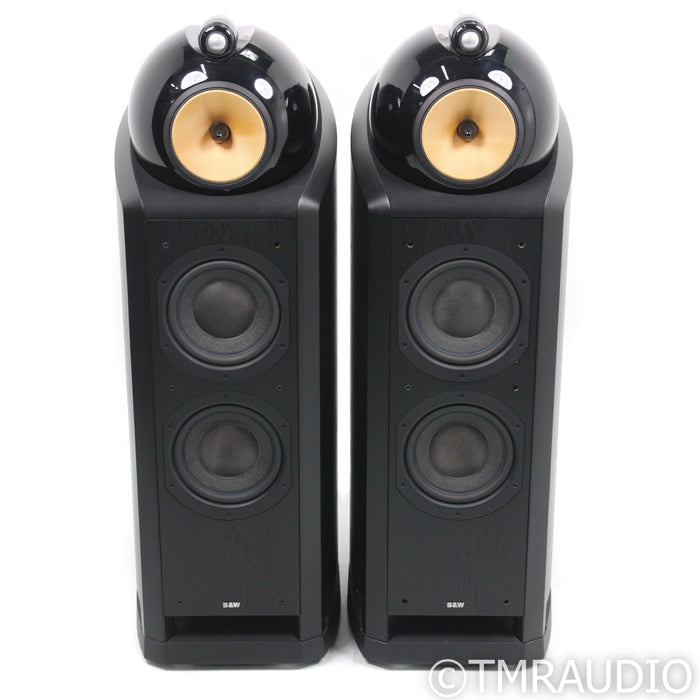 Bowers & Wilkins Nautilus 802 Floorstanding Speakers; Black Ash Pair