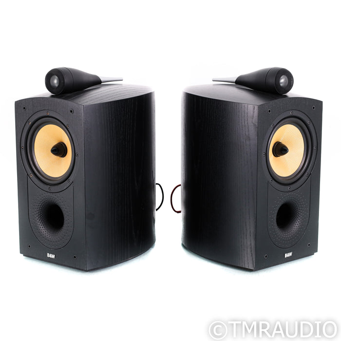 Bowers & Wilkins Nautilus 805 Bookshelf Speakers; Black Ash Pair