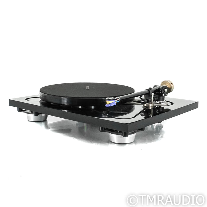 Rega RP 8 Belt Drive Turntable; Black w/ SoundSmith Zephyr MIMC
