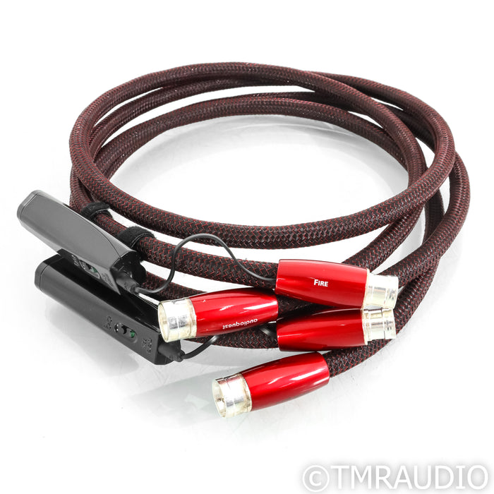 AudioQuest Fire XLR Cables; 1.5m Pair Balanced Interconnects