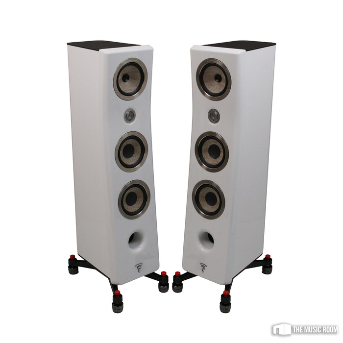 Focal Kanta No. 2 Floorstanding Speakers; White Pair w/ Gaia II (No Grills)
