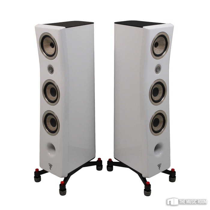 Focal Kanta No. 2 Floorstanding Speakers; White Pair w/ Gaia II (No Grills)