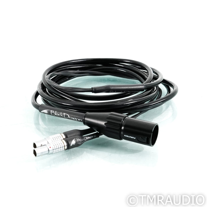 Moon Audio Black Dragon Balanced Headphone Cable; 10ft 2-pin LEMO
