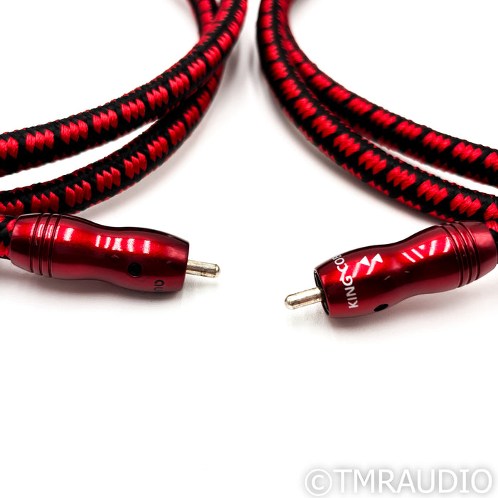 AudioQuest King Cobra RCA Cables; 1m Pair Interconnects