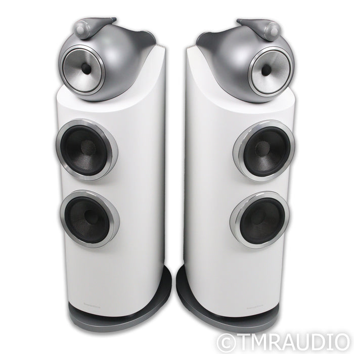 Bowers & Wilkins 802 D3 Floorstanding Speakers; White Pair