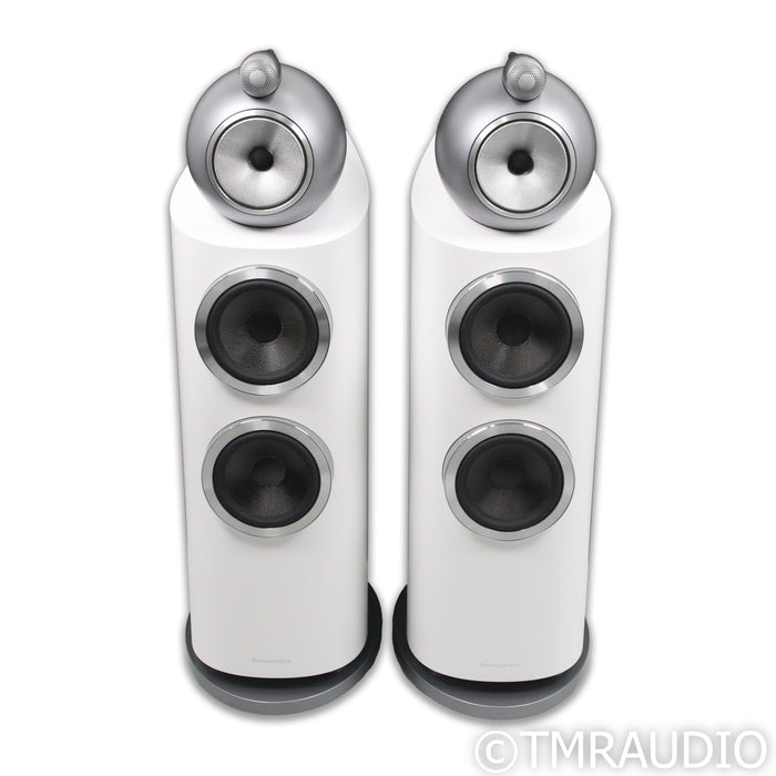 Bowers & Wilkins 802 D3 Floorstanding Speakers; White Pair