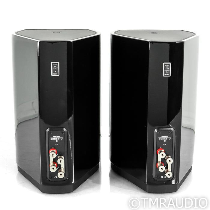 Sonus Faber Sonetto II Bookshelf Speakers; Black Pair