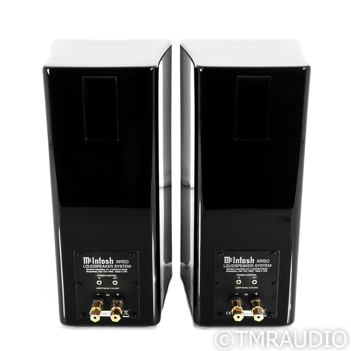 McIntosh XR50 Bookshelf Speakers; Gloss Black Pair