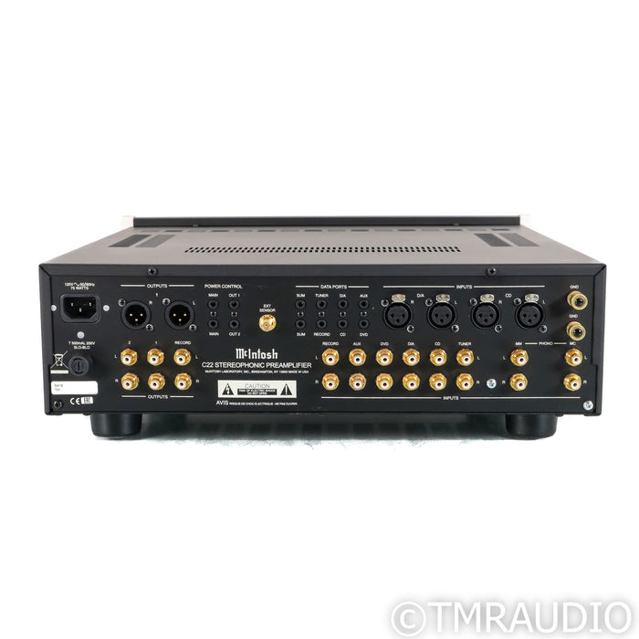McIntosh C22 Mk IV Stereo Tube Preamplifier; MM / MC Phono
