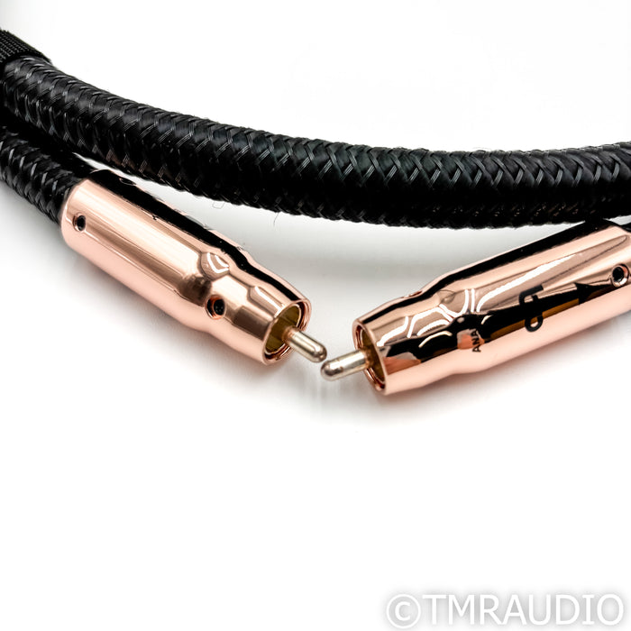 AudioQuest Black Beauty RCA Cables; 1.5 Pair Interconnects