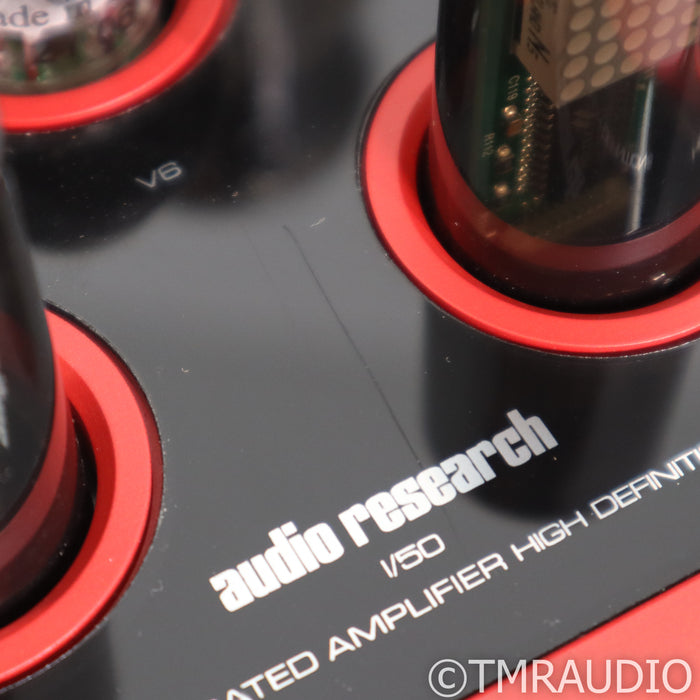 Audio Research I/50 Stereo Tube Integrated Amplifier; Red; DAC / Phono Upgrades