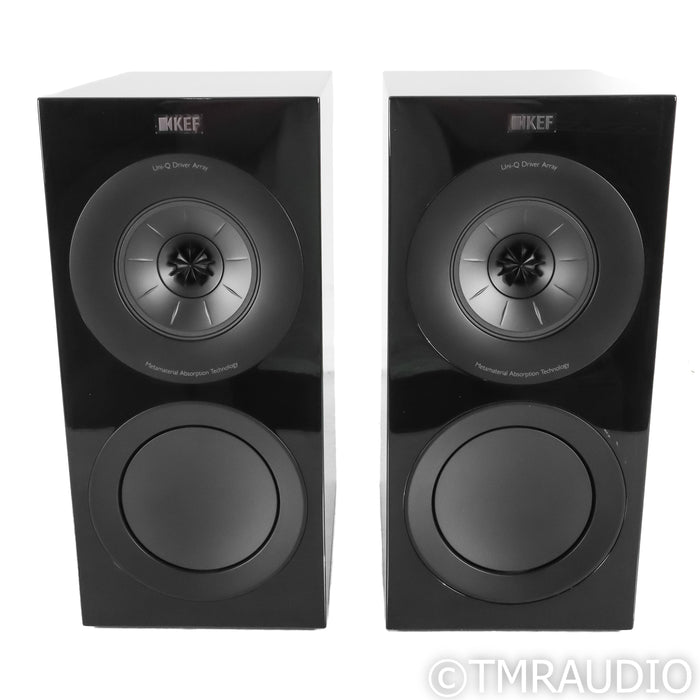 KEF R3 Meta Bookshelf Speakers; Black Gloss Pair
