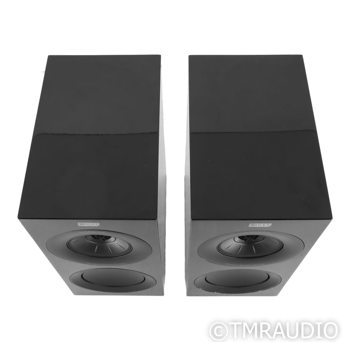 KEF R3 Meta Bookshelf Speakers; Black Gloss Pair