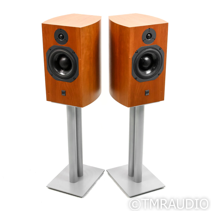 ATC SCM19 V2 Bookshelf Speakers; Cherry Pair w/ Stands