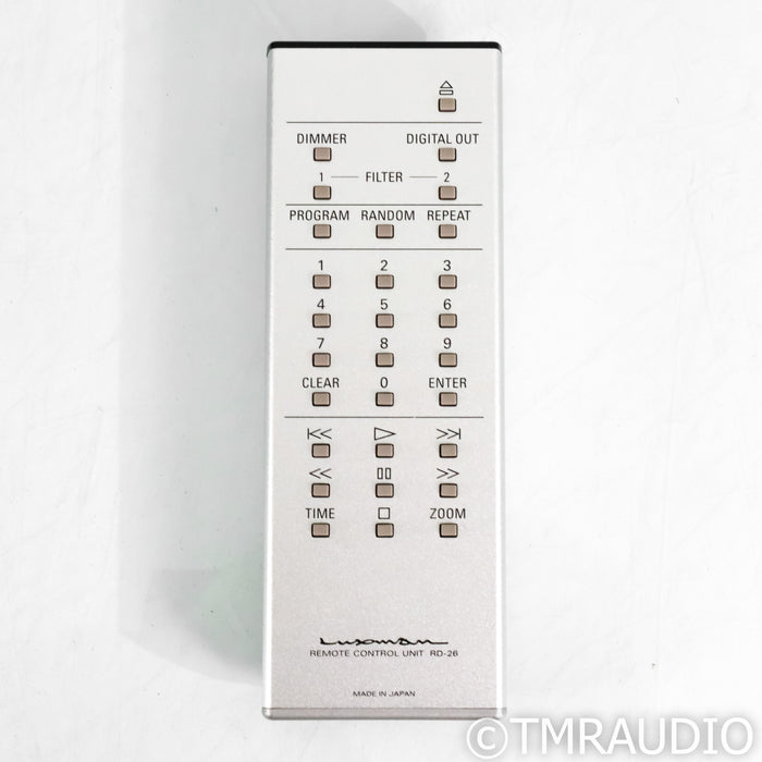 Luxman D-380 Tube Hybrid CD Player (100V)