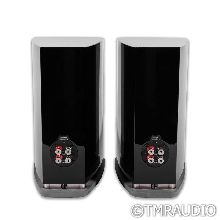 Sonus Faber Sonetto II G2 Bookshelf Speakers; Black Pair