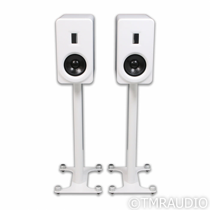 PS Audio Aspen FR5 Bookshelf Speakers; Satin White Pair w/ Stands