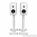PS Audio Aspen FR5 Bookshelf Speakers; Satin White Pair w/ Stands