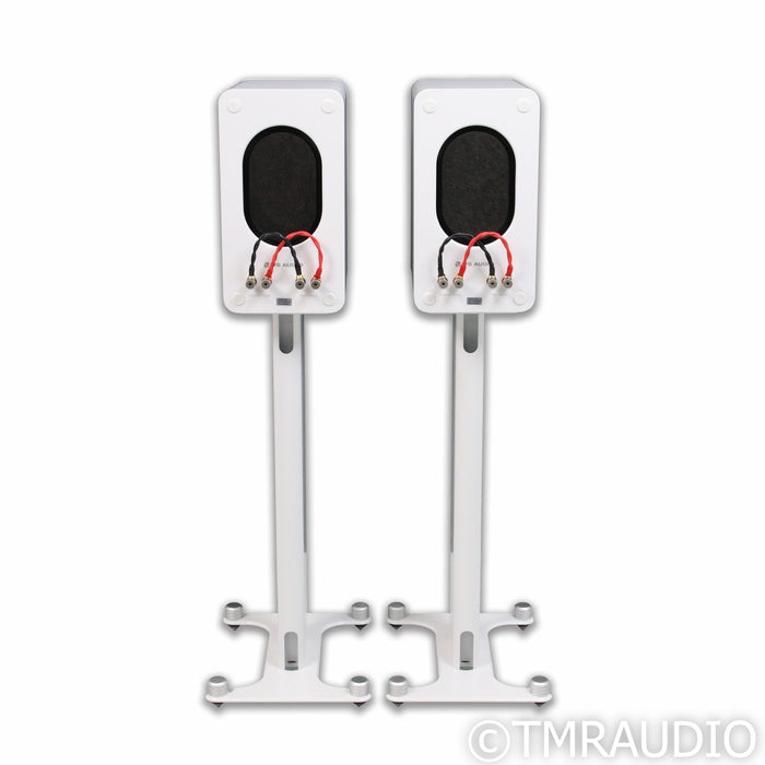 PS Audio Aspen FR5 Bookshelf Speakers; Satin White Pair w/ Stands