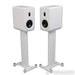 PS Audio Aspen FR5 Bookshelf Speakers; Satin White Pair w/ Stands