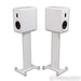 PS Audio Aspen FR5 Bookshelf Speakers; Satin White Pair w/ Stands