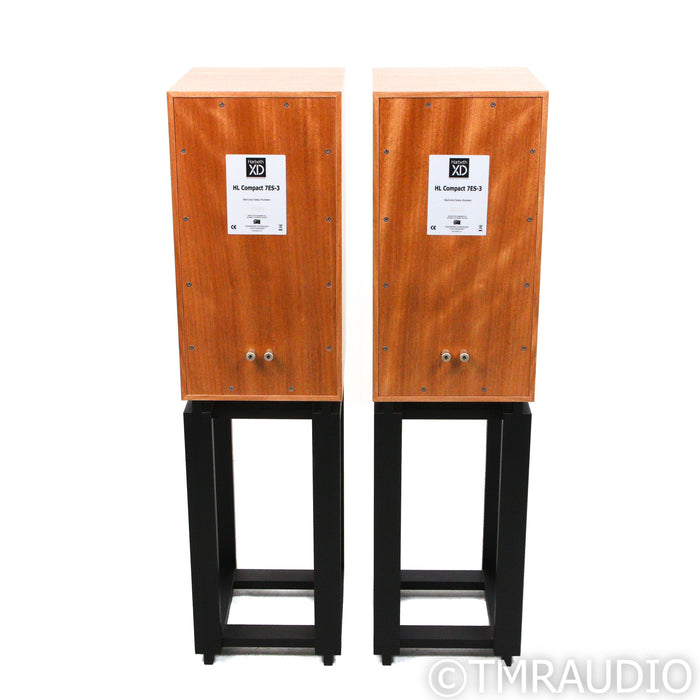 Harbeth HL Compact 7ES-3 XD Bookshelf Speakers; Okoume Pair w/ Ton Trager Stands