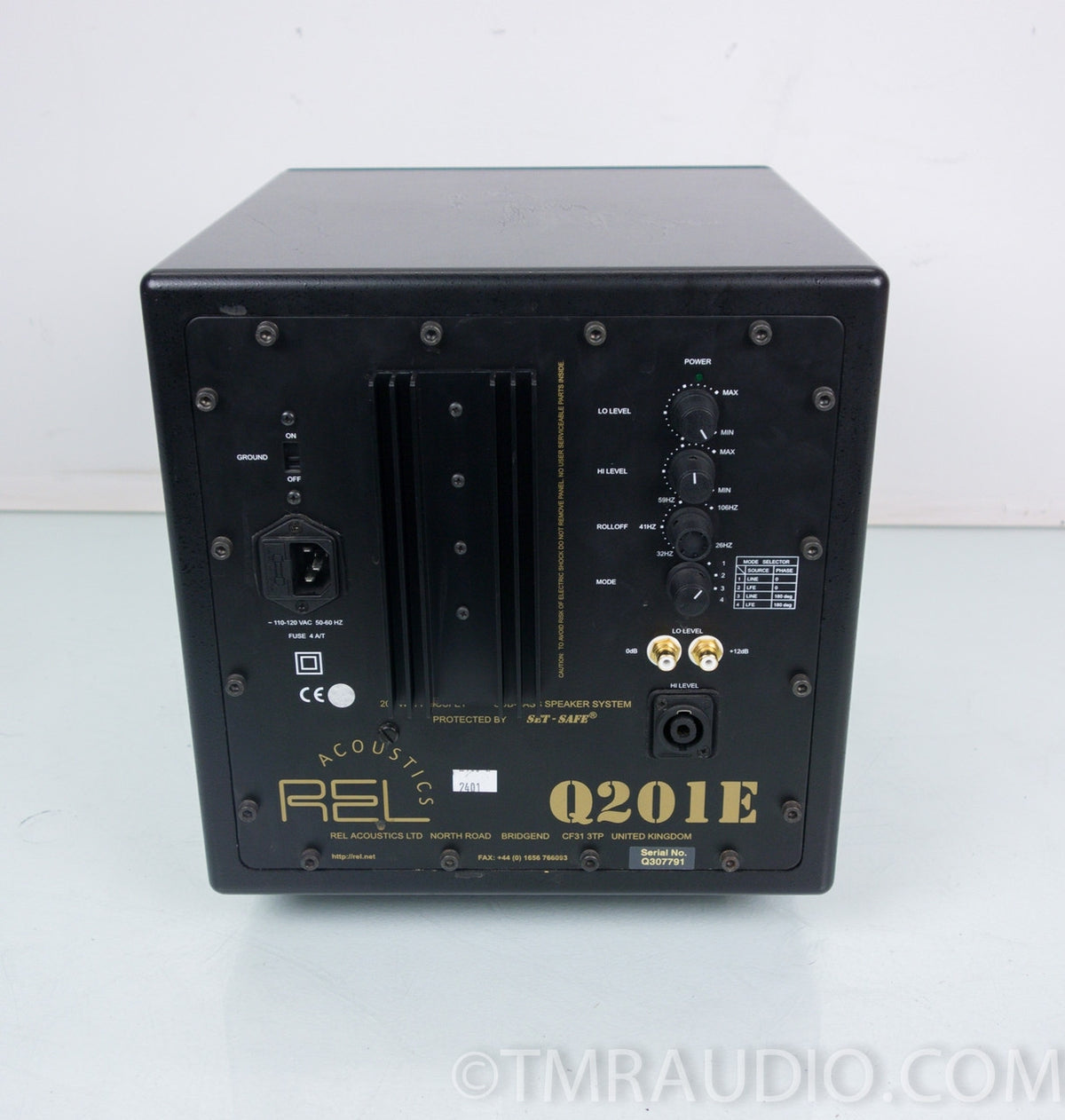 Rel Q201E 10 inch Powered Subwoofer — The Music Room