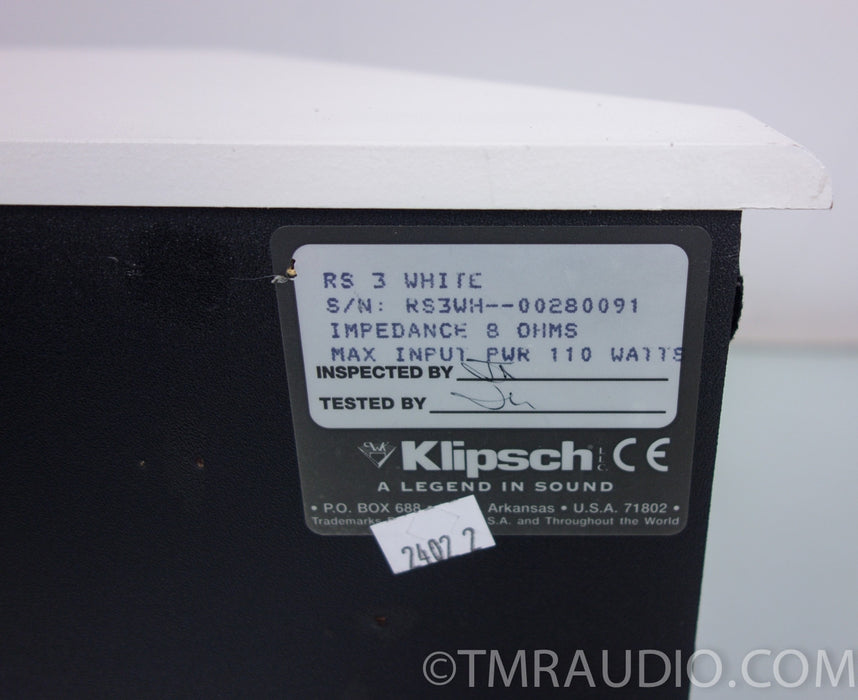 Klipsch RS3 White