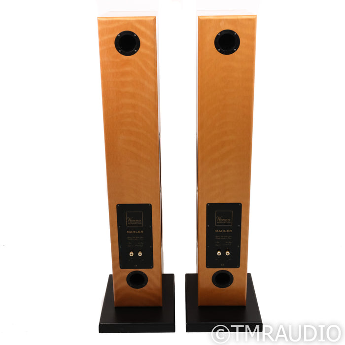 Vienna Acoustics Mahler Floorstanding Speakers; Beech Flame Pair
