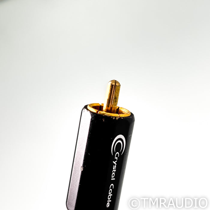 Crystal Cable CrystalConnect Micro Diamond RCA Cable; 1m Single Interconnect