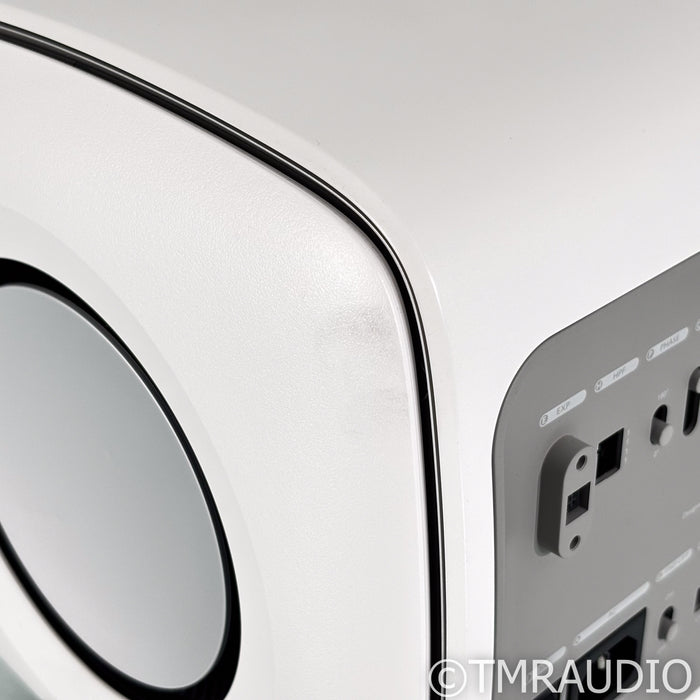 KEF KC62 Dual 6.5" Powered Subwoofer; Mineral White