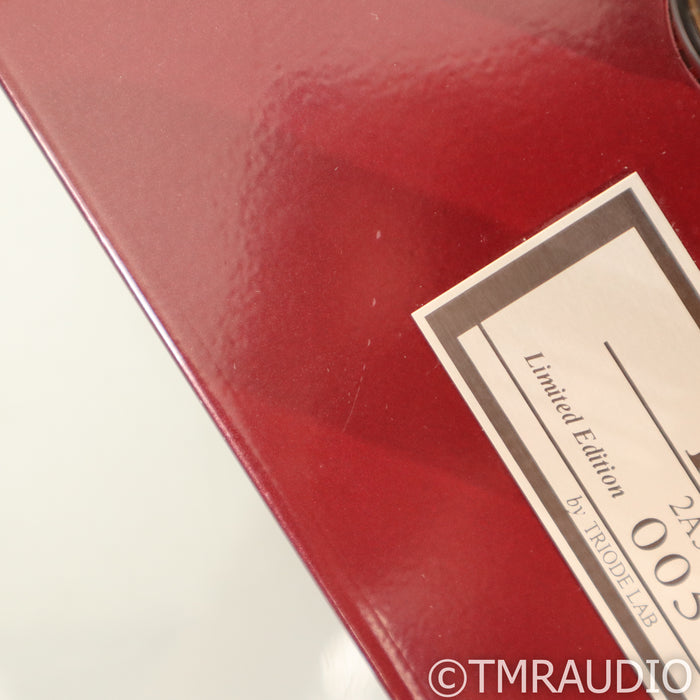 Triode Labs 2A3GT-FFX Reserve Monoblock Tube Power Amplifiers; Burgandy Pair