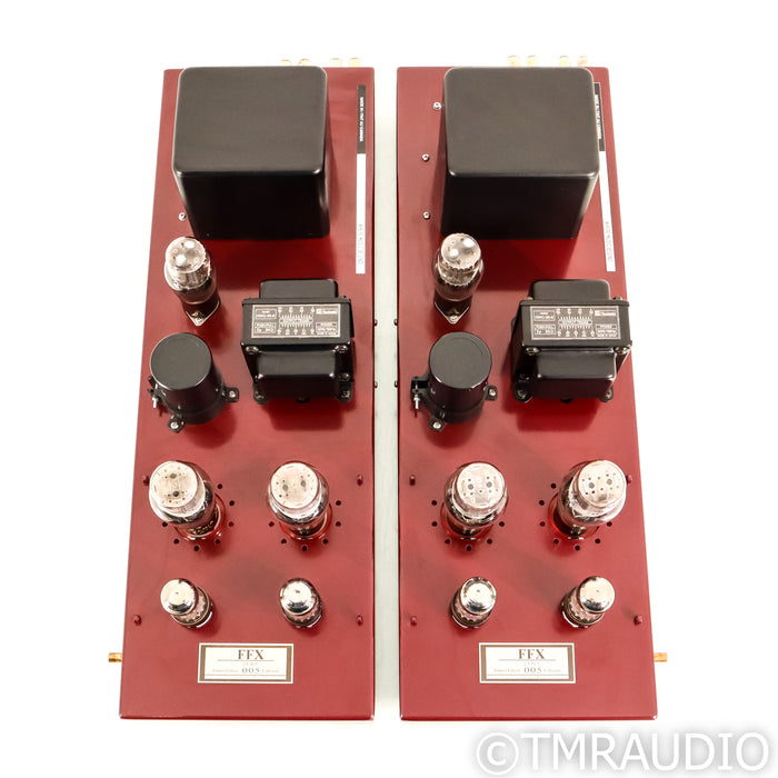 Triode Labs 2A3GT-FFX Reserve Monoblock Tube Power Amplifiers; Burgandy Pair