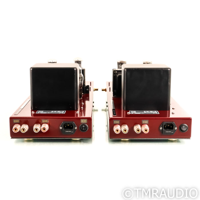 Triode Labs 2A3GT-FFX Reserve Monoblock Tube Power Amplifiers; Burgandy Pair