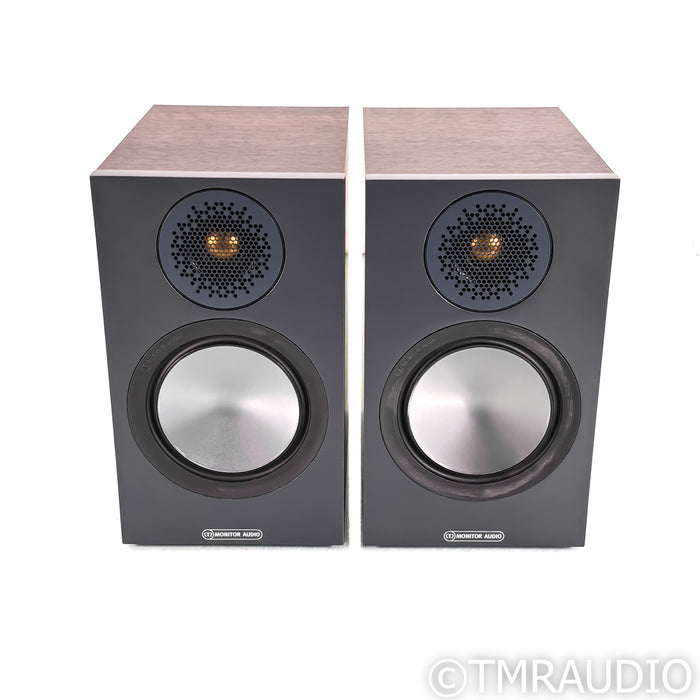 Monitor Audio BRONZE 50 Bookshelf Speakers; Walnut Pair