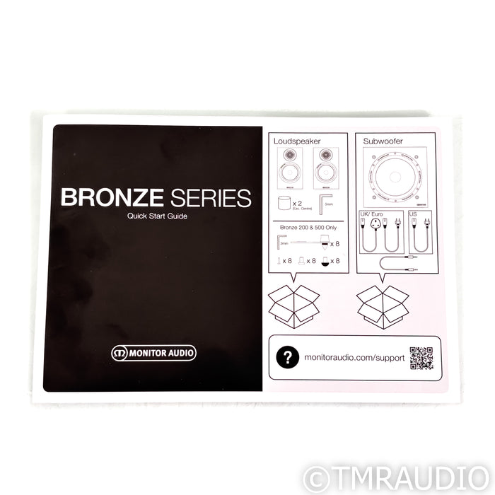 Monitor Audio BRONZE 50 Bookshelf Speakers; Walnut Pair